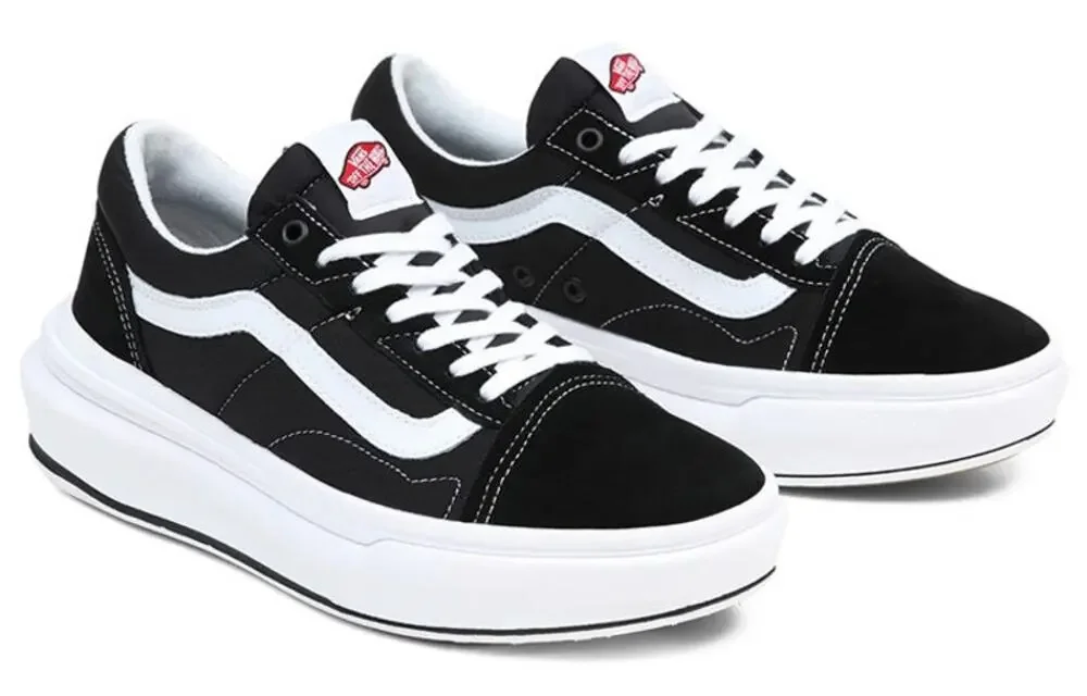 VANS MEN'S 10 OLD SKOOL OVERT COMFYCUSH BLACK WHITE NIB NB0A7Q5EBA2